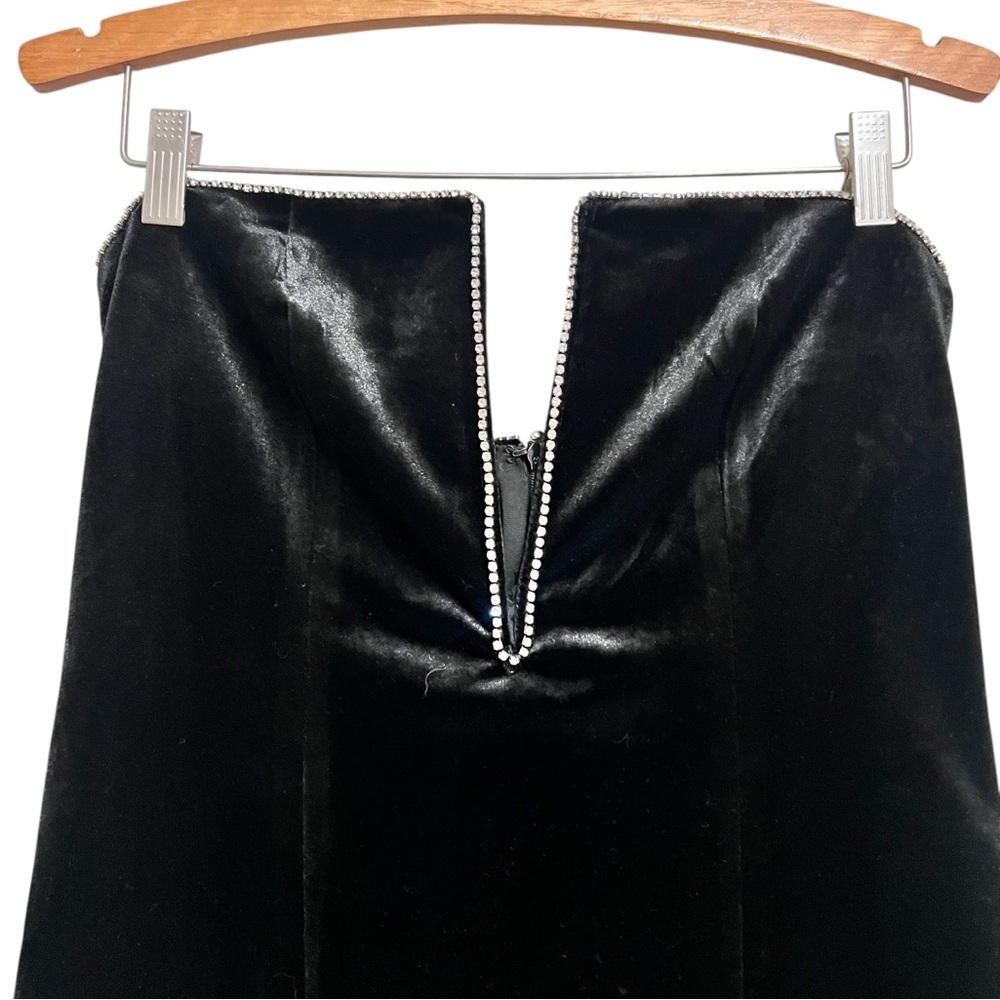 MESHKI ELYSIA Velvet Mini Dress - Picture 7 of 15
